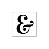 Elegantes Ampersand-Zeichen Gummistempel (Prägung)