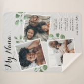 Elegantes Angebot an Fotocollagen Oma Großkinder Sherpadecke (Vorderseite (Horizontal))