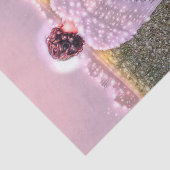 Elegantes Angel Art Glitzer String Lights Design Seidenpapier (Ausschnitt)