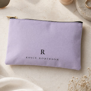 Elegantes, anspruchsvolles, klassisches Monogramm Zubehörtasche