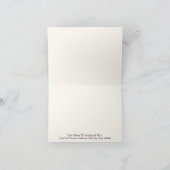 Elegantes antikes Gold Barock Vielen Dank, dass Si Dankeskarte (Innenseite)