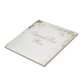 Elegantes antikes Gold Fliese (Seite)