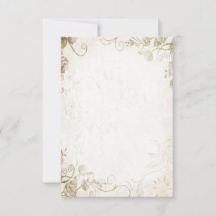 Elegantes Antikes Gold Vintage Hochzeit