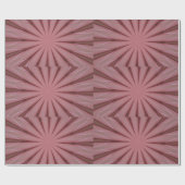 Elegantes antikes rosa Kaleidoskop-Design Geschenkpapier (Flach)