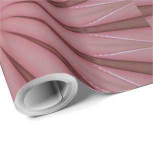 Elegantes antikes rosa Kaleidoskop-Design Geschenkpapier