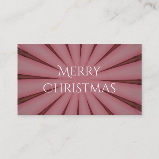 Elegantes antikes rosa Kaleidoskop-Design Visitenkarte (Vorderseite)