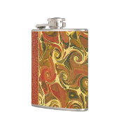 Elegantes Antiquitätenbuch, Verziertes Muster Flachmann (Links)