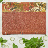 Elegantes Antiquitätenbuch, Verziertes Muster Geschirrtuch (Gefaltet)