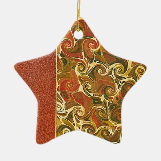 Elegantes Antiquitätenbuch, Verziertes Muster Keramik Ornament (Vorne)