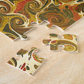 Elegantes Antiquitätenbuch, Verziertes Muster Puzzle (Seite)