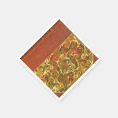 Elegantes Antiquitätenbuch, Verziertes Muster Serviette (Ecke)