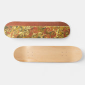 Elegantes Antiquitätenbuch, Verziertes Muster Skateboard (Horizontal)