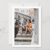 Elegantes Anwesen | Custom Wedding Wappen Save The Date (Rückseite)