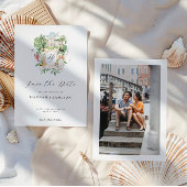 Elegantes Anwesen | Custom Wedding Wappen Save The Date