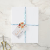 Elegantes Apricot Geschenkanhänger (Mit Garn)