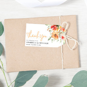 Elegantes Apricot Geschenkanhänger