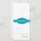 Elegantes Aqua-Programm, Caroline Wedding Collecti (Vorderseite)