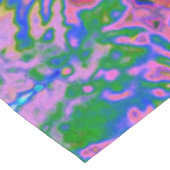 Elegantes Aqua und Lila Limelight Hydrangea Detail Tischdecke (Schrägansicht)