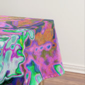 Elegantes Aqua und Lila Limelight Hydrangea Detail Tischdecke (Beispiel)