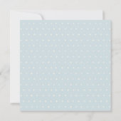 Elegantes Aqua Wedding Gown Brautparty laden Dankeskarte (Rückseite)