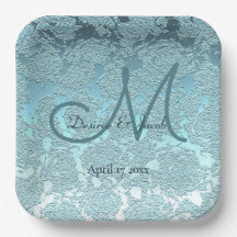 Elegantes Aquamarin-Türkisfarbenes Hochzeitsempfan