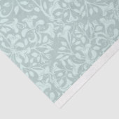 Elegantes Aquamarines Gewebe Seidenpapier (Ausschnitt)