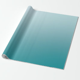 Elegantes Aquamarines Matte Wrapping Paper Geschenkpapier