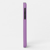 Elegantes Aquamarines Skriptmonogramm und Name, La Case-Mate iPhone Hülle (Hinten/Links)