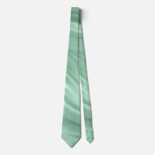 Elegantes Aquamarines Swirl-Muster Krawatte (Vorderseite)