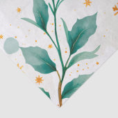 Elegantes Aquarell Frohe Weihnachtscreme Seidenpapier (Detail)