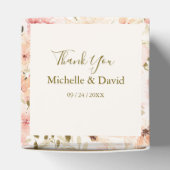 Elegantes Aquarell Kleines Florales Gastgeschenk H Geschenkschachtel (Oben)