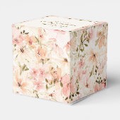 Elegantes Aquarell Kleines Florales Gastgeschenk H Geschenkschachtel (Rückseite)