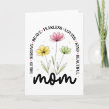 Elegantes Aquarell-Muttertagsgeschenk für Mama in