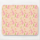 Elegantes Aquarell-Ostern-Muster | Mousepad (Vorne)