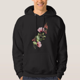 Elegantes Aquarell-Rosé-Blumenstrauß-Kunstwerk Hoodie