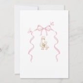 Elegantes Aquarell zum 2. Geburtstag alberner Gans Einladung (Rückseite)