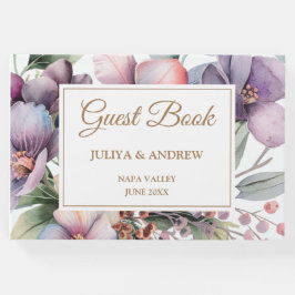 Elegantes Aquarellbuch Gästebuch