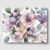 Elegantes Aquarellbuch Gästebuch (Rückseite)