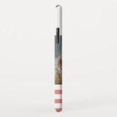 Elegantes Aquarellfarbenmonogramm "V"-Foto Case-Mate iPhone Hülle (Hinten/Rechts)