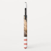 Elegantes Aquarellfarbenmonogramm "V"-Foto Case-Mate iPhone Hülle (Hinten/Links)