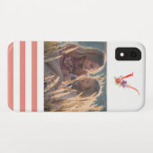 Elegantes Aquarellfarbenmonogramm "V"-Foto Case-Mate iPhone Hülle (Rückseite (Horizontal))