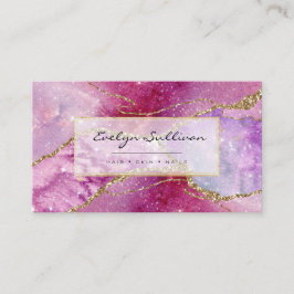 elegantes Aquarellgerät Visitenkarte