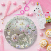 Elegantes Aquarellpapier Pappteller (Party)