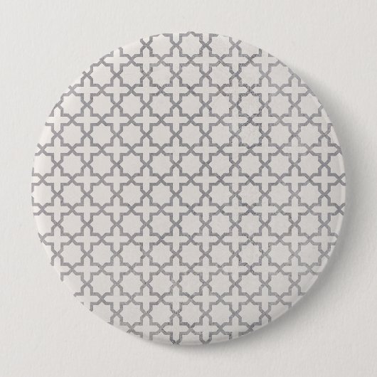 Elegantes arabeskes Ornament Button (Vorderseite)