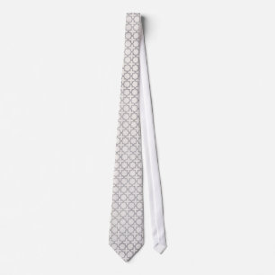 Elegantes arabeskes Ornament Krawatte