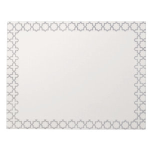 Elegantes arabeskes Ornament Notizblock
