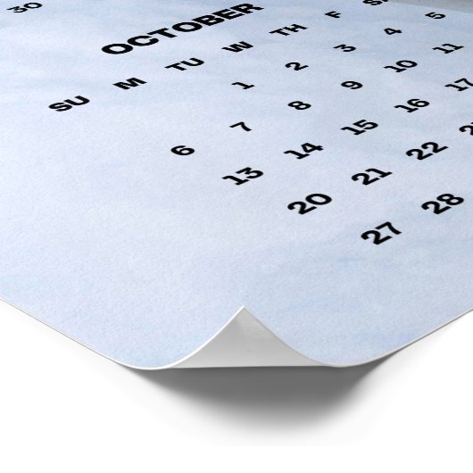 Elegantes Arabisches Weißes Pferd im Schnee 2024 K Poster (Ecke)