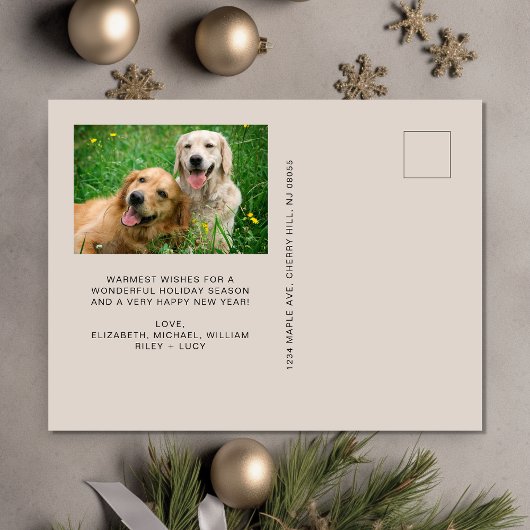 Elegantes Arch Foto Frohe und helle Weihnachten