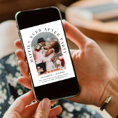 Elegantes Arch Foto Hochzeitsempfang Save The Date