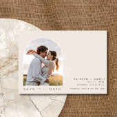Elegantes Arch Foto Moderne Hochzeit Save The Date